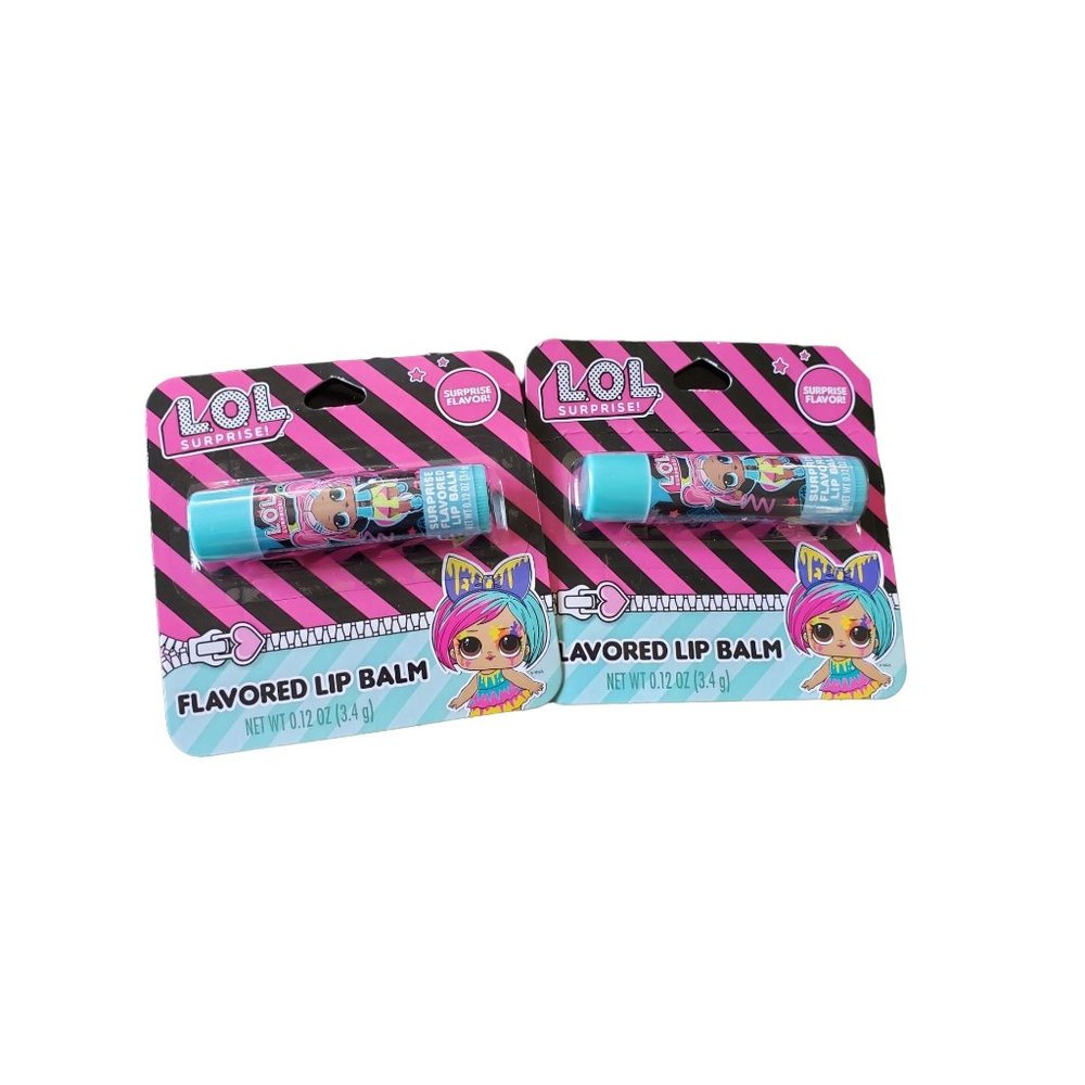 LOL Suprise‎ Flavored Lip Balm -Suprise Flavor Lets Be Friends Lot of 2